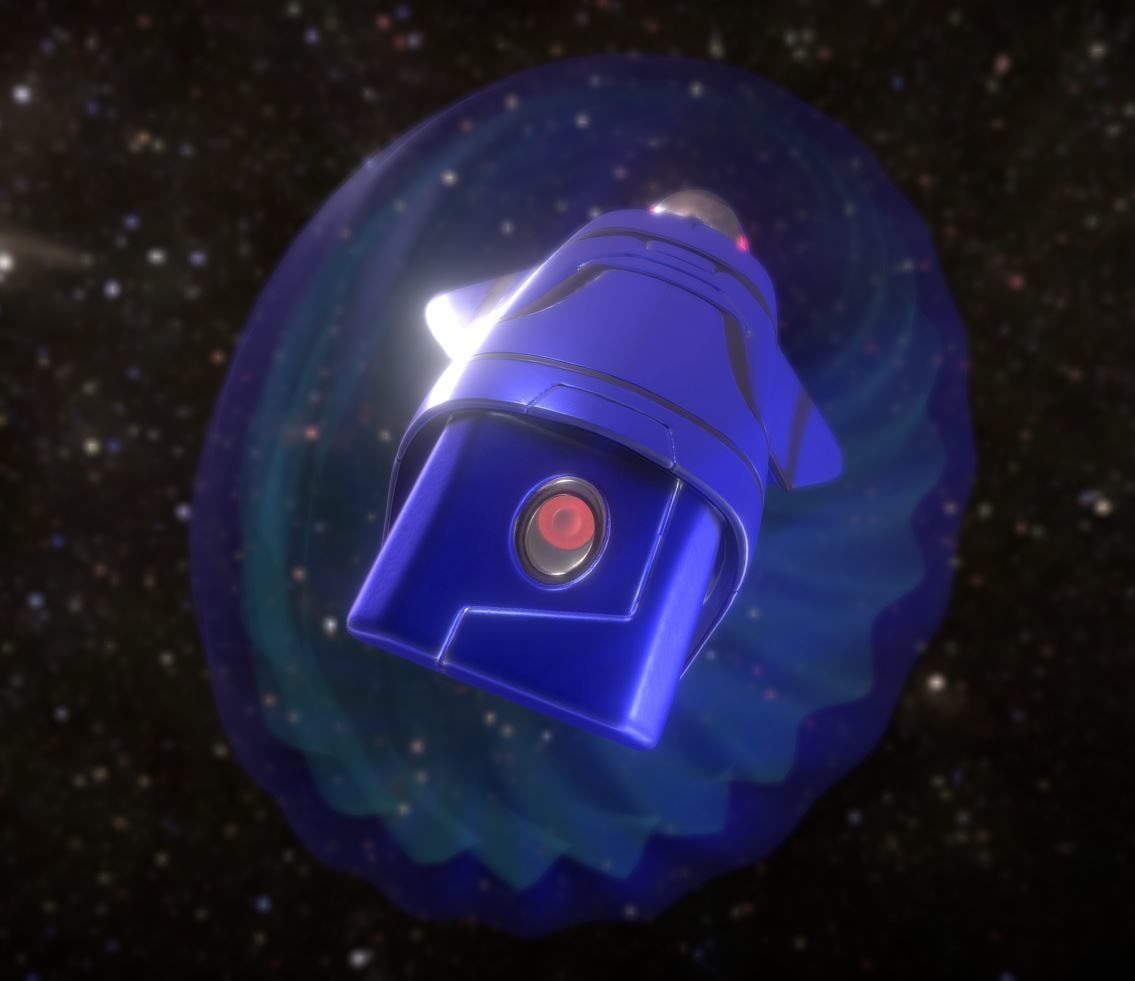 Spaceship  Keeper  Package Low-poly 3D model_38