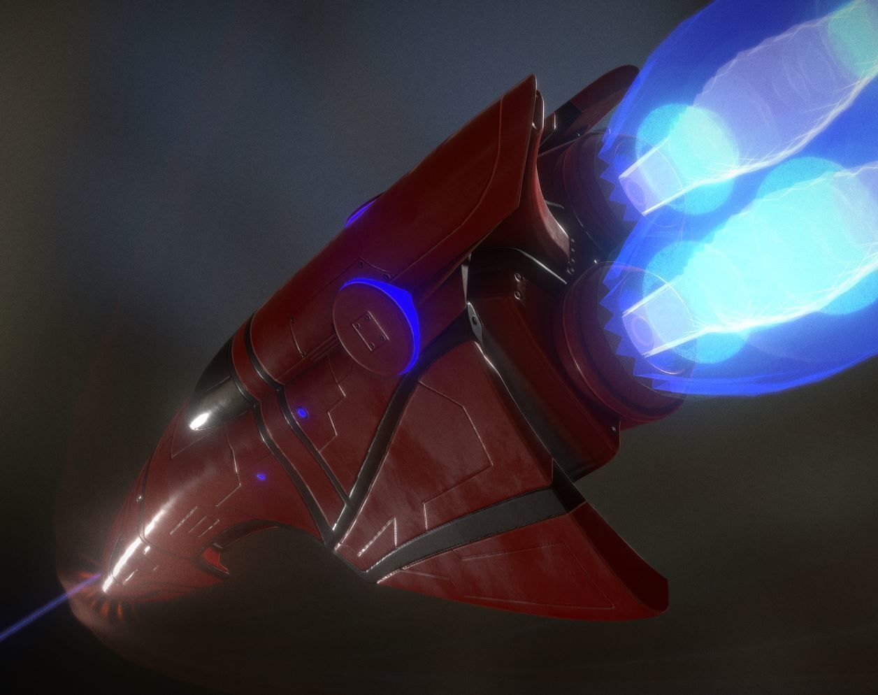 Spaceship  Keeper  Package Low-poly 3D model_49