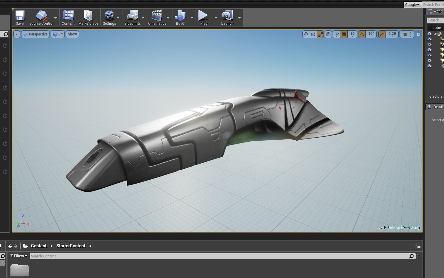 Spaceship  Keeper  Package Low-poly 3D model_10