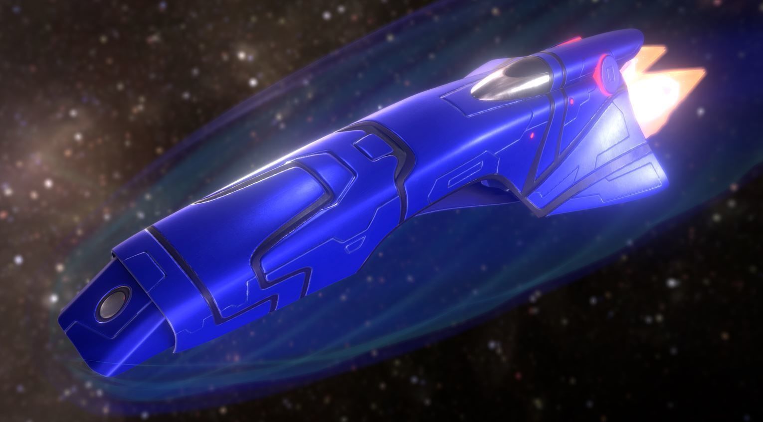 Spaceship  Keeper  Package Low-poly 3D model_37