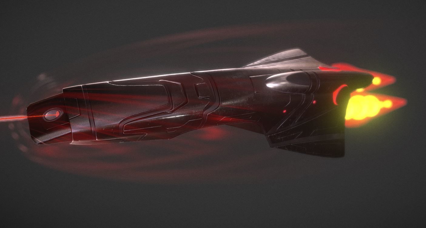 Spaceship  Keeper  Package Low-poly 3D model_54