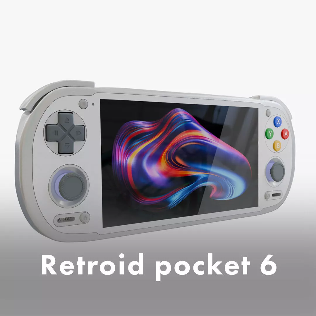 Retroid Pocket 6 reto consoles 3D model