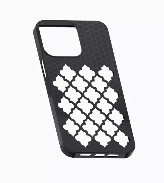 Geometric Quatrefoil MagSafe Case for iPhone 15 Pro Max 3D print model