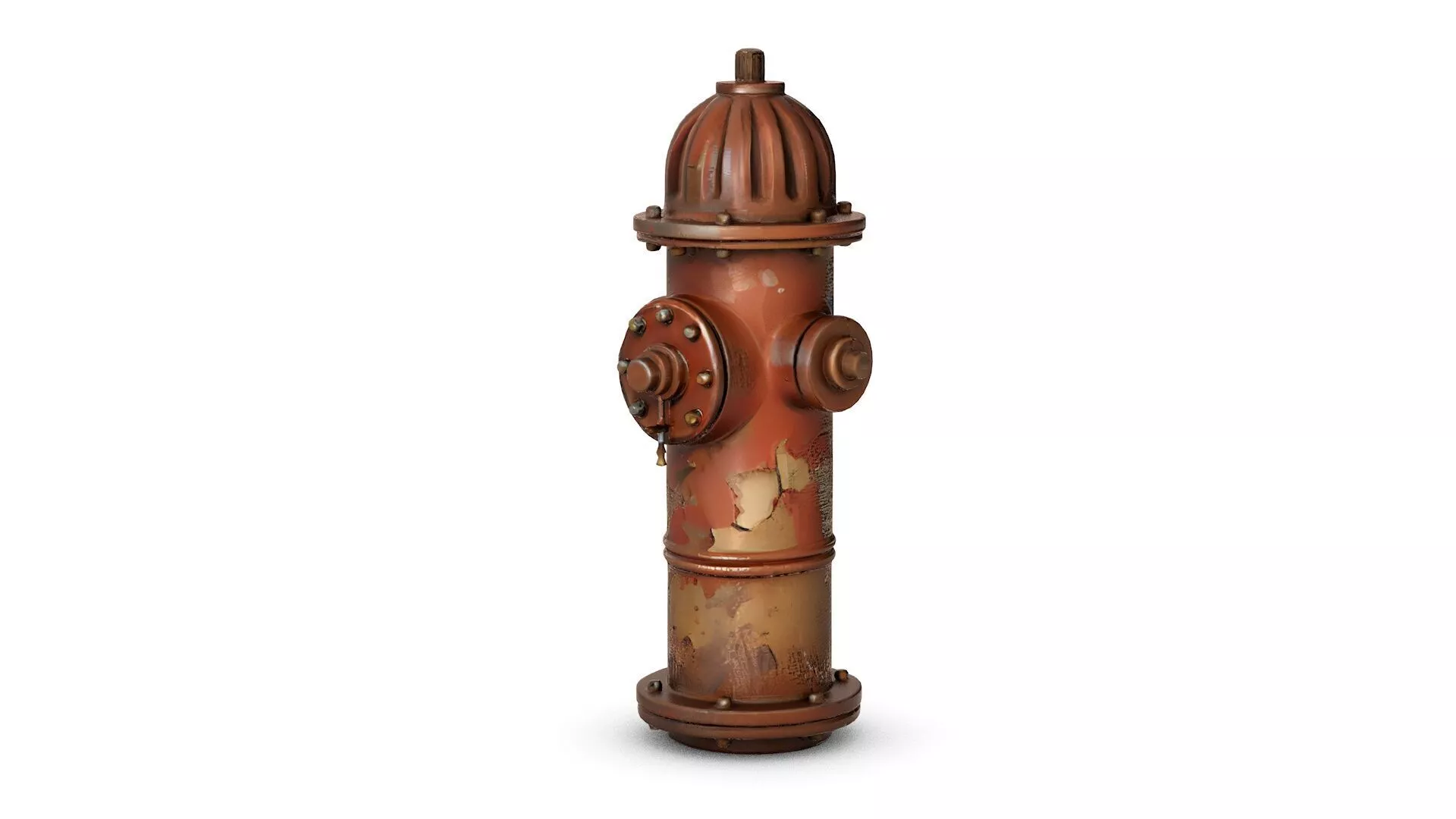 Fire hydrant Low-poly 3D model