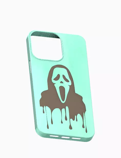 Phantom Drip MagSafe Case for iPhone 15 Pro Max Horror 3D print model