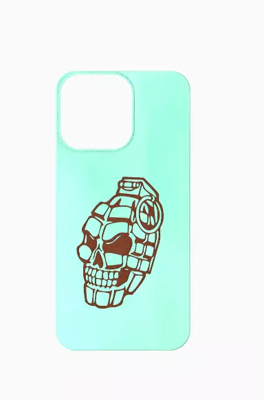 Tactical Frag Skull MagSafe Case for iPhone 15 Pro Max 3D print model