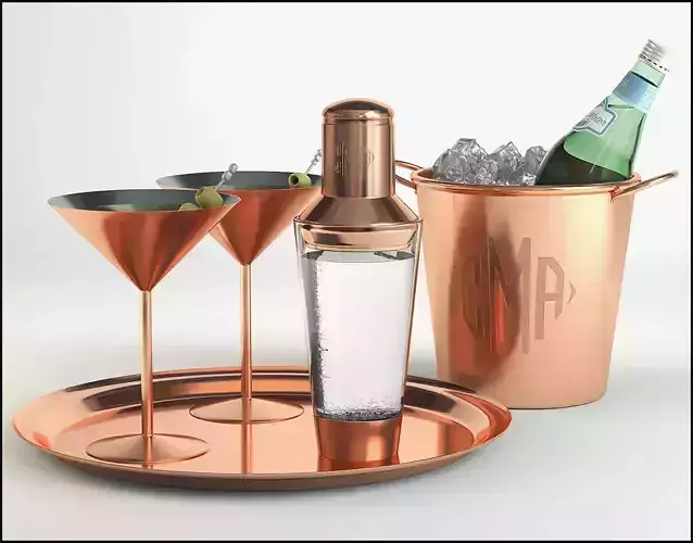 Cocktail with shaker 02