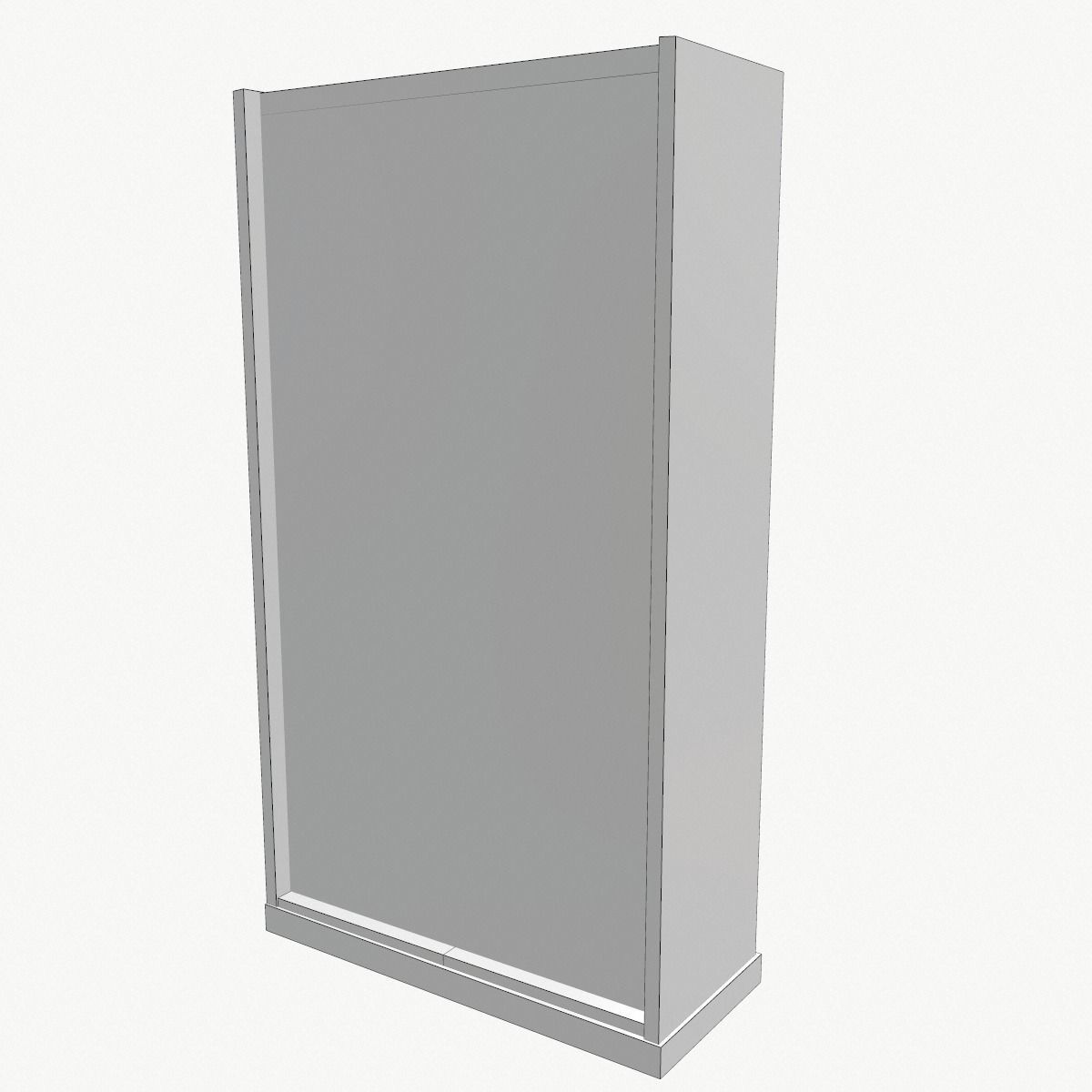 Bookcase Low Poly for game Low-poly 3D model_7