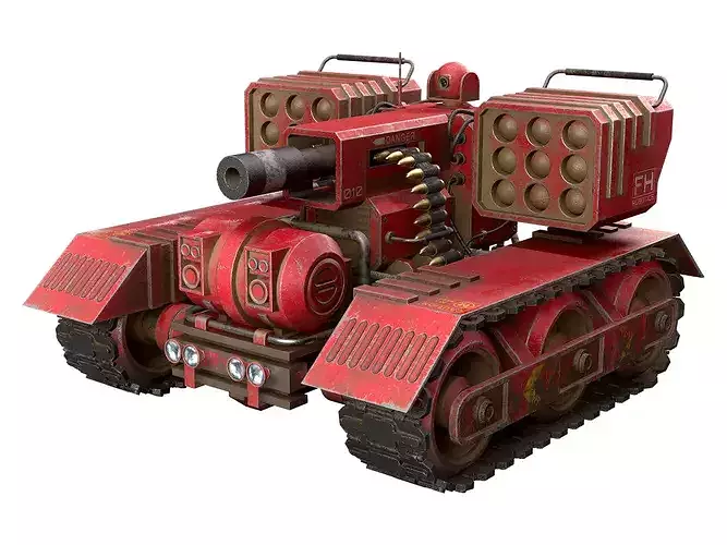 UGV Concept-3B-Red-Dirty