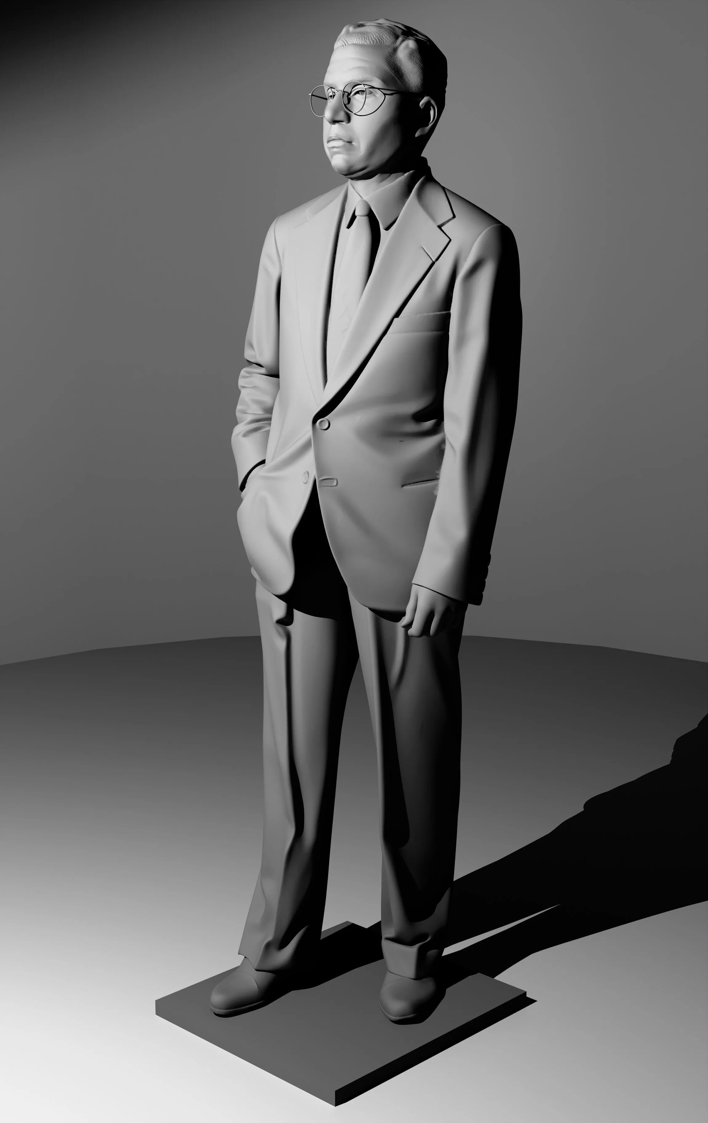 Charles Lucky Luciano - Salvatore Lucania 3D model