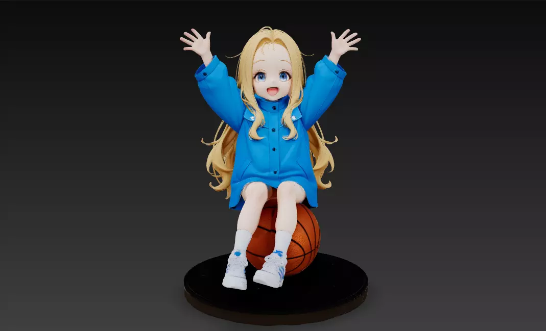 Free donwload Diana ball pragmata Stl print 3d Free 3D print model