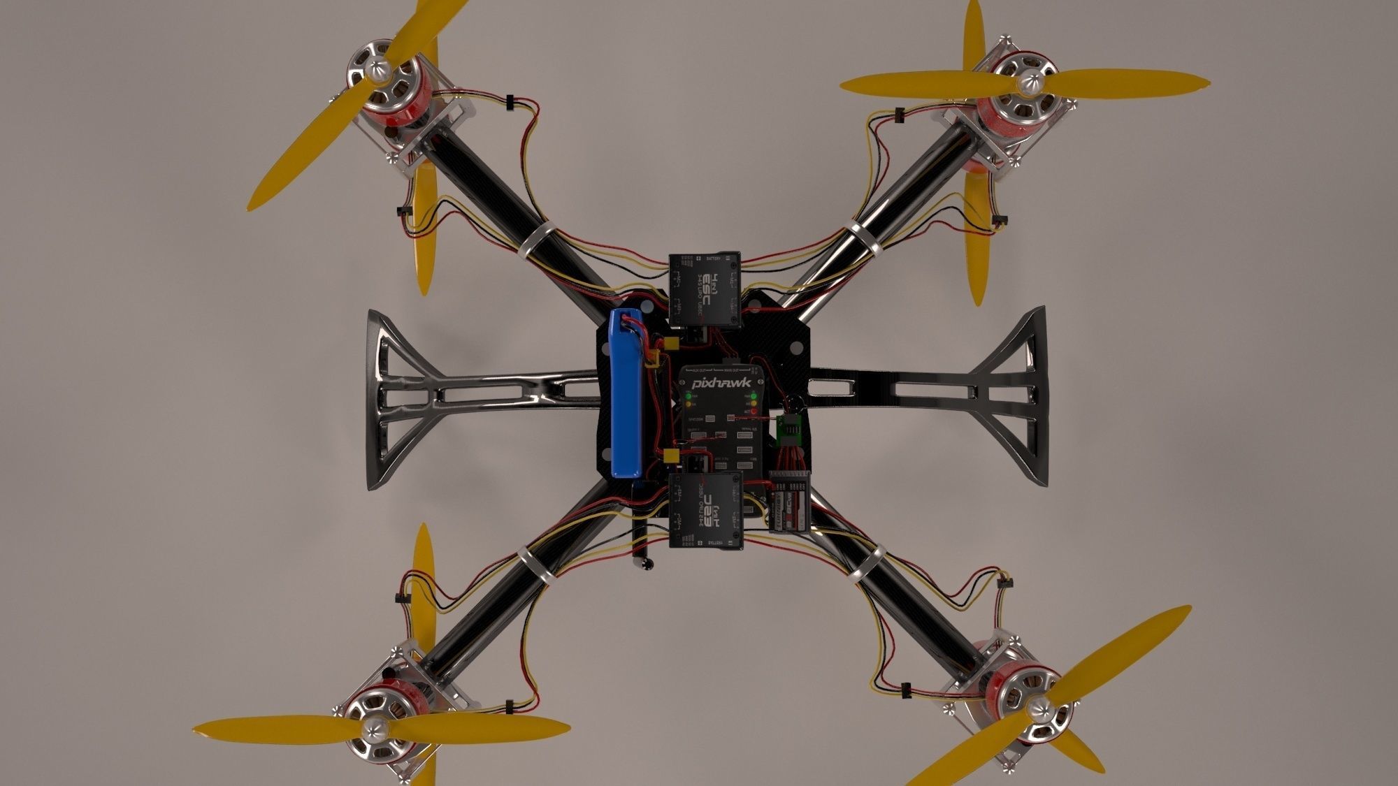 Drone component 3D model_2