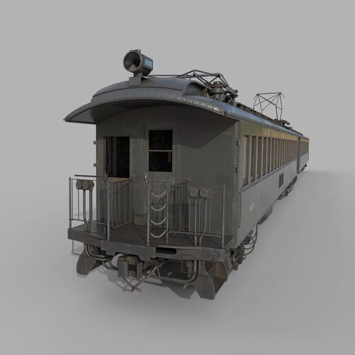 NEW HAVEN Electric Multiple Unit Low-poly 3D model
