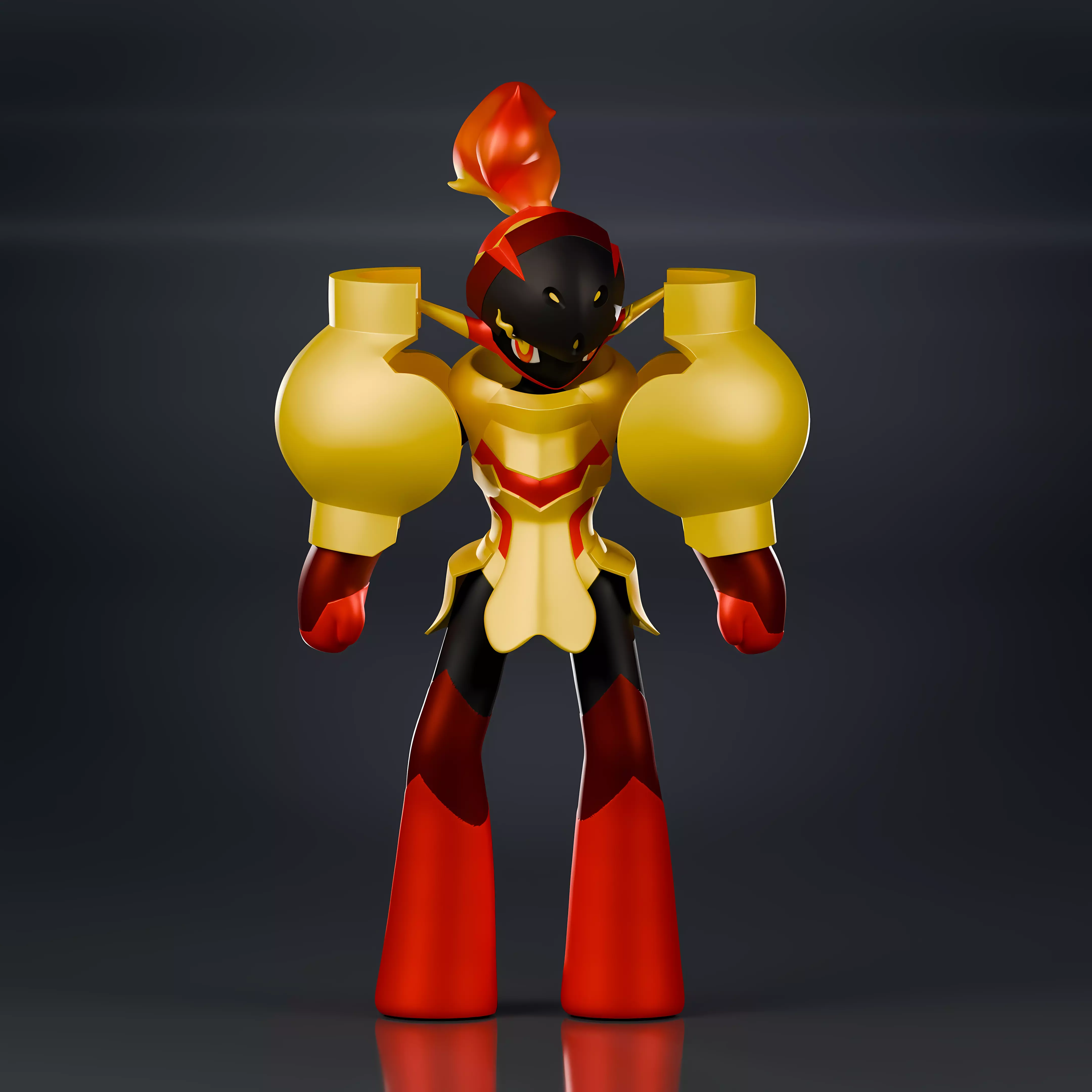 Pokemon armarouge 3D print model