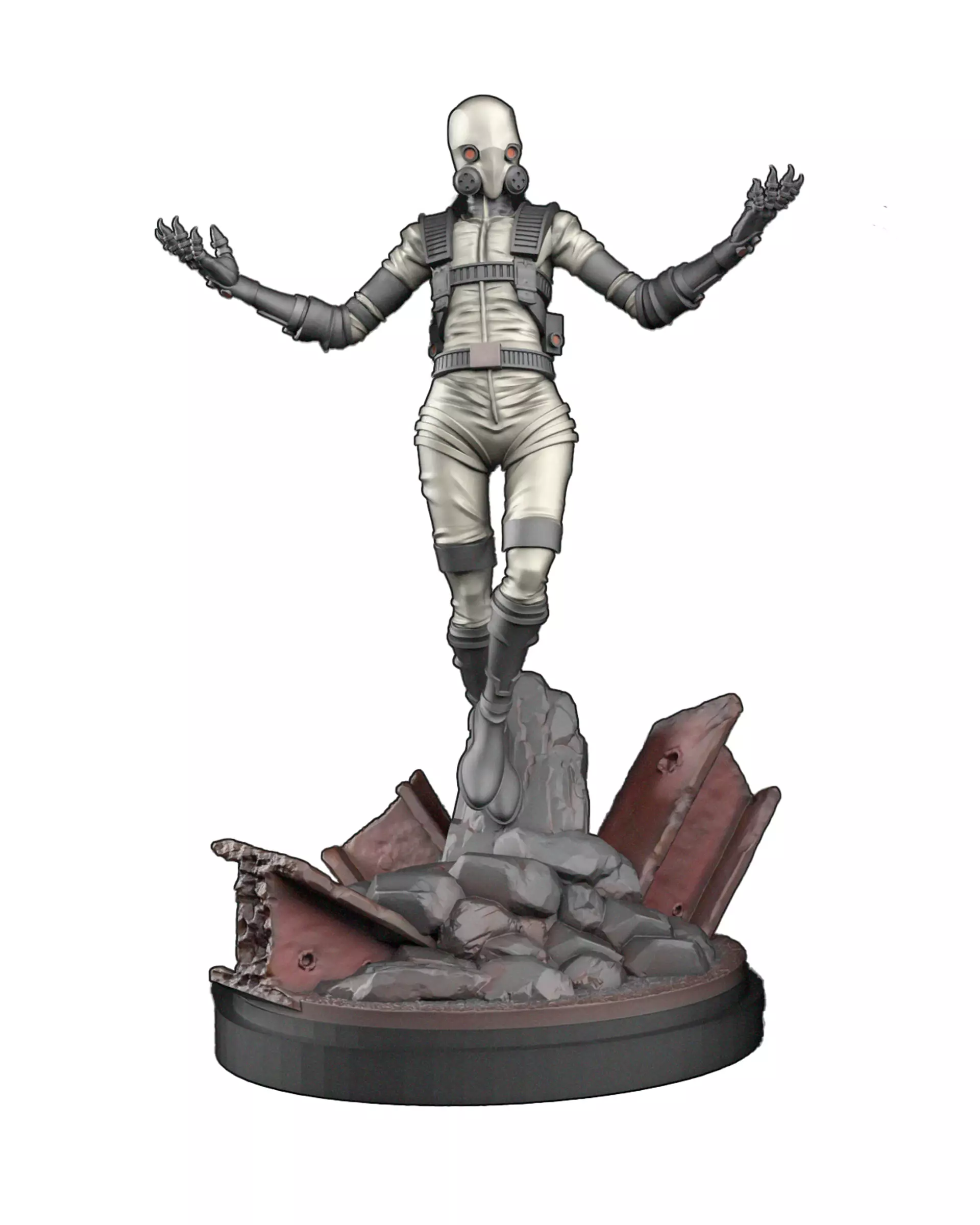 Spooky Glitch 3D Print STL Miniature RPG 3D print model
