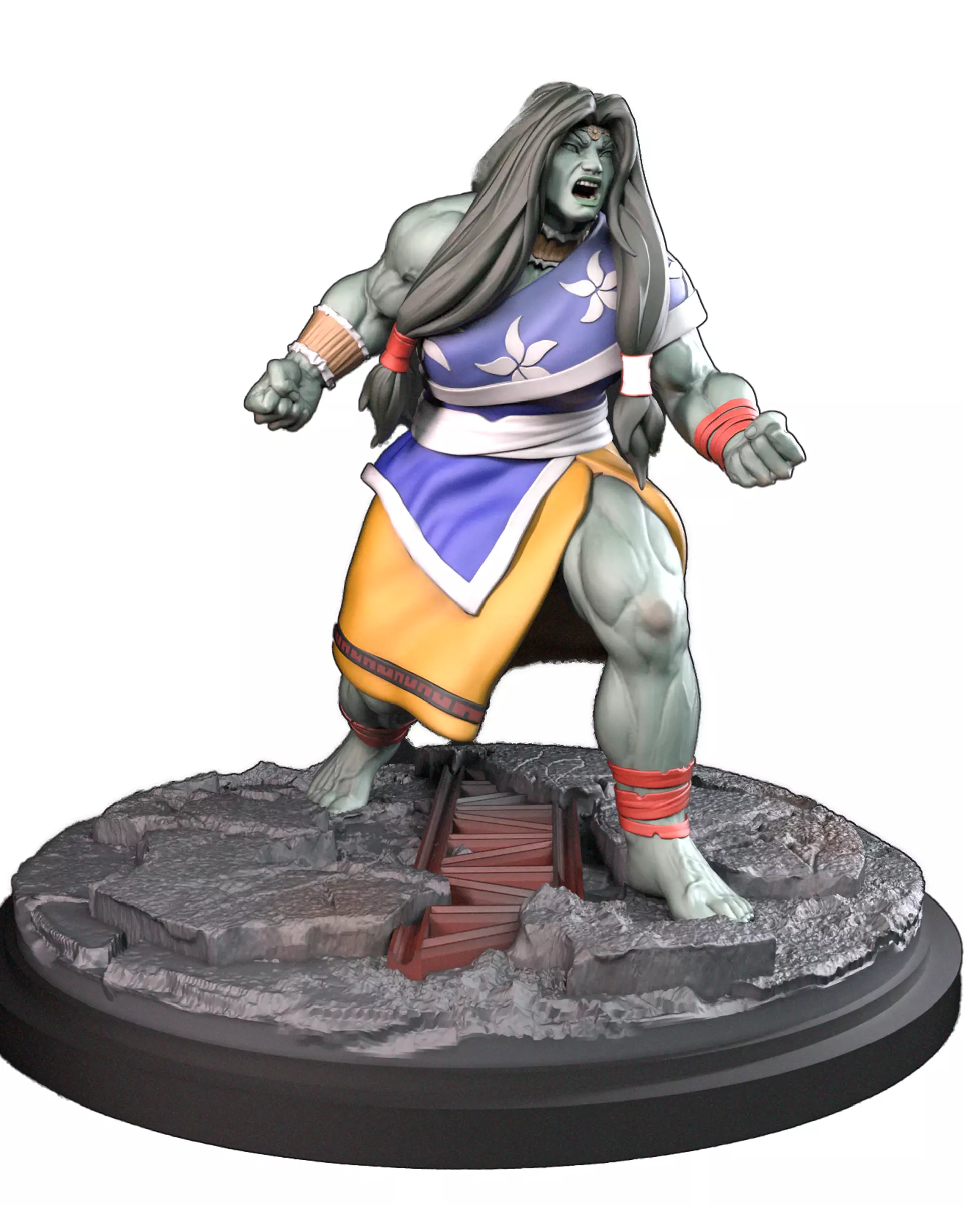 Ultimate She Hulk 3D Print STL Miniature RPG 3D print model