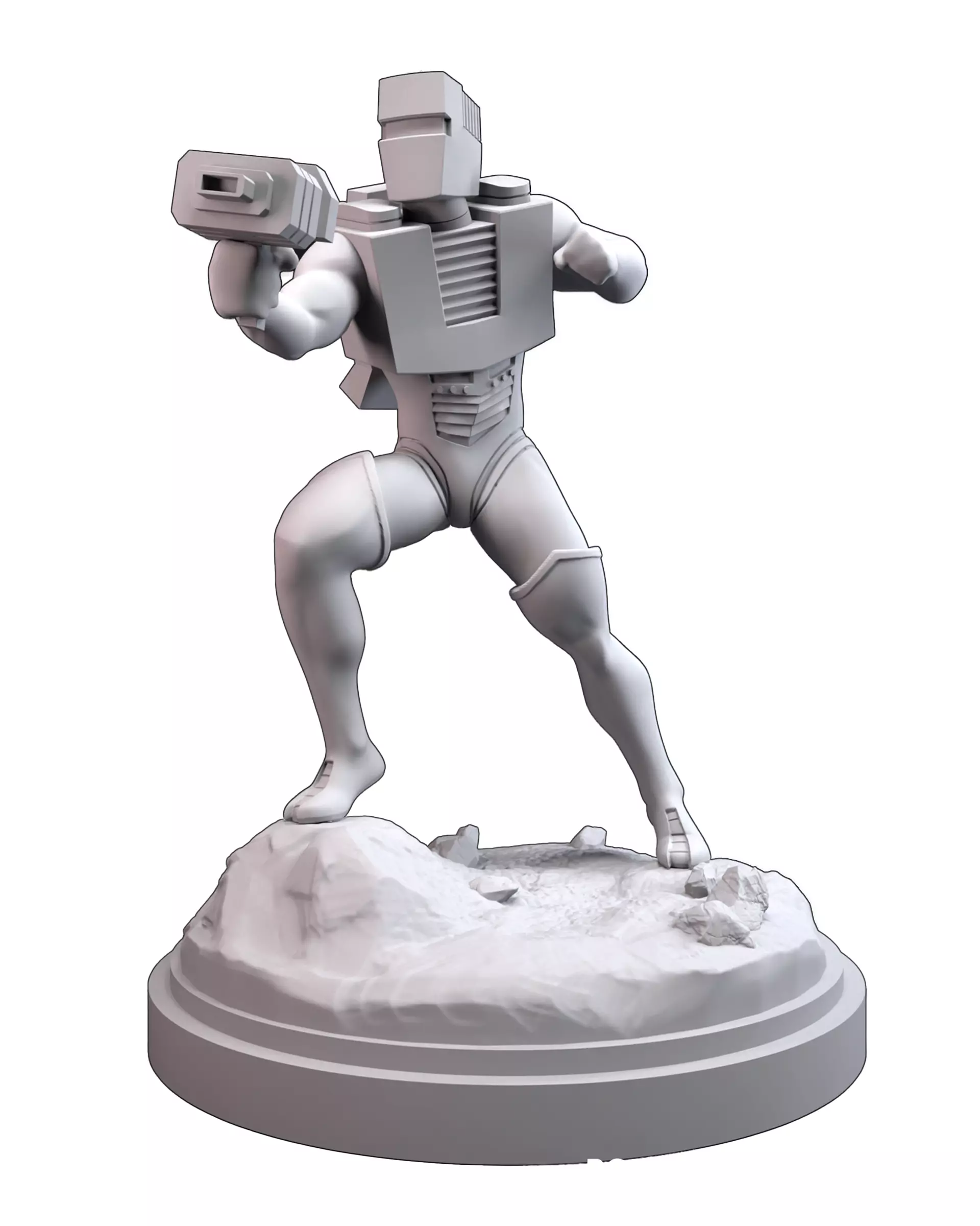 Rom The Space Knight 3D Print STL Miniature RPG 3D print model