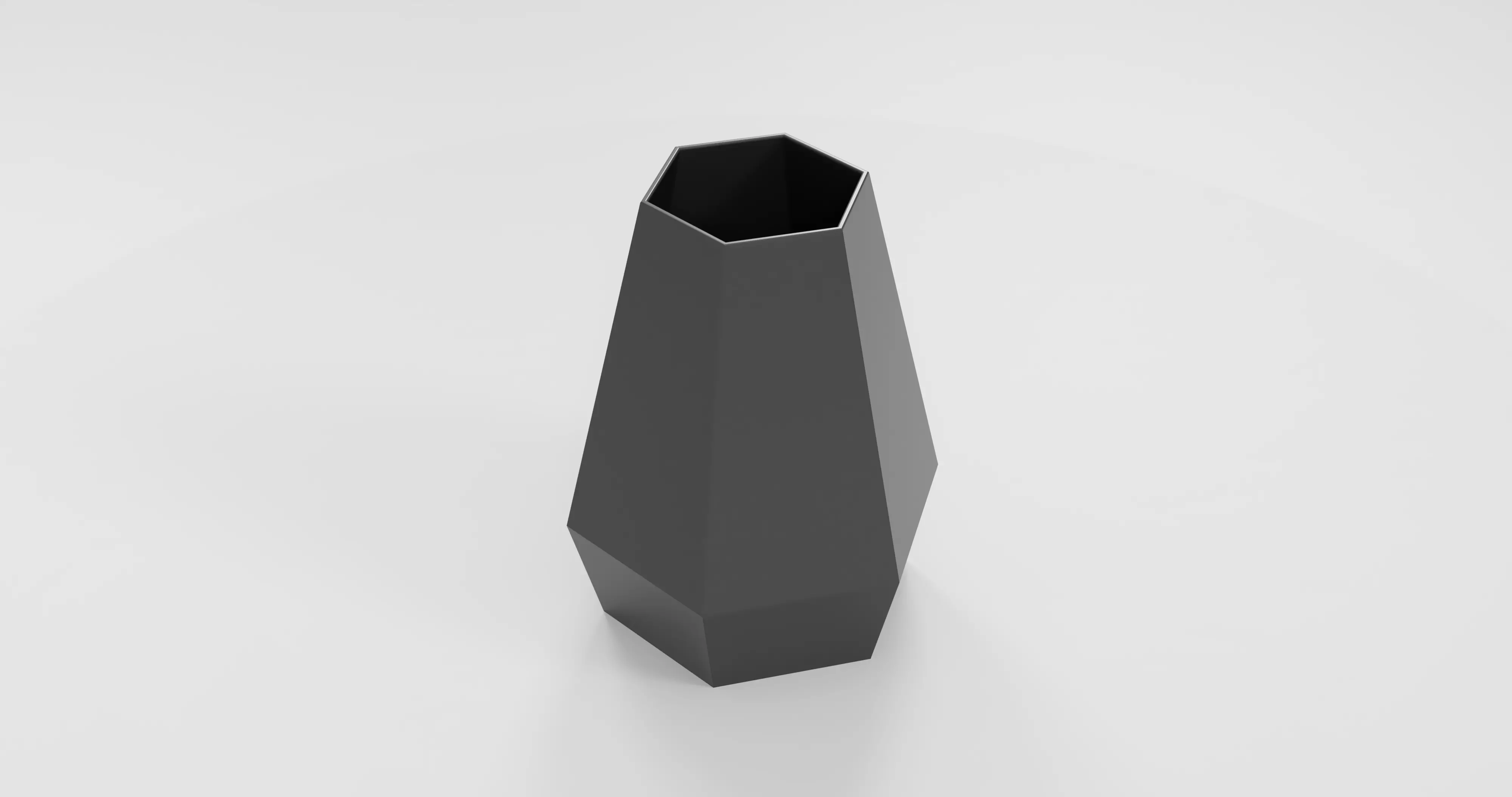 Faceta Vase - Geometric Faceted Vase 3D print model