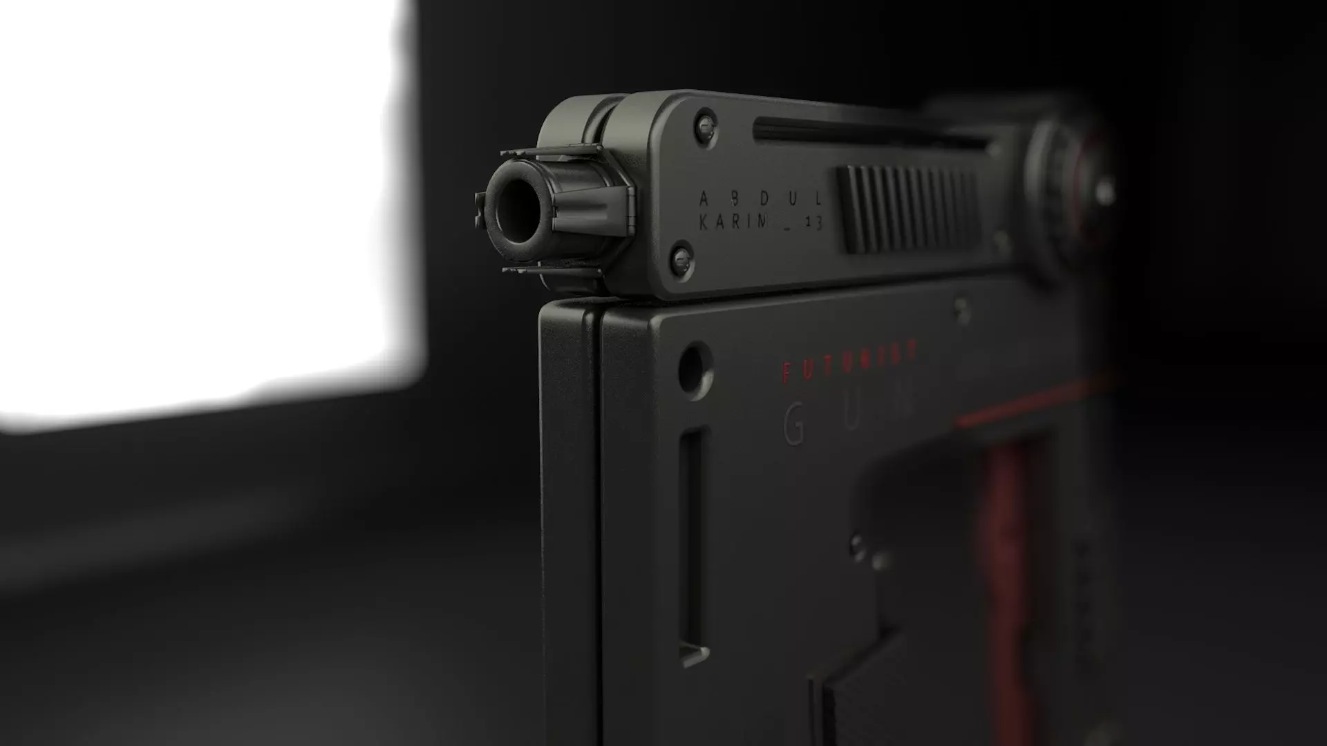 future gun 3D model_0