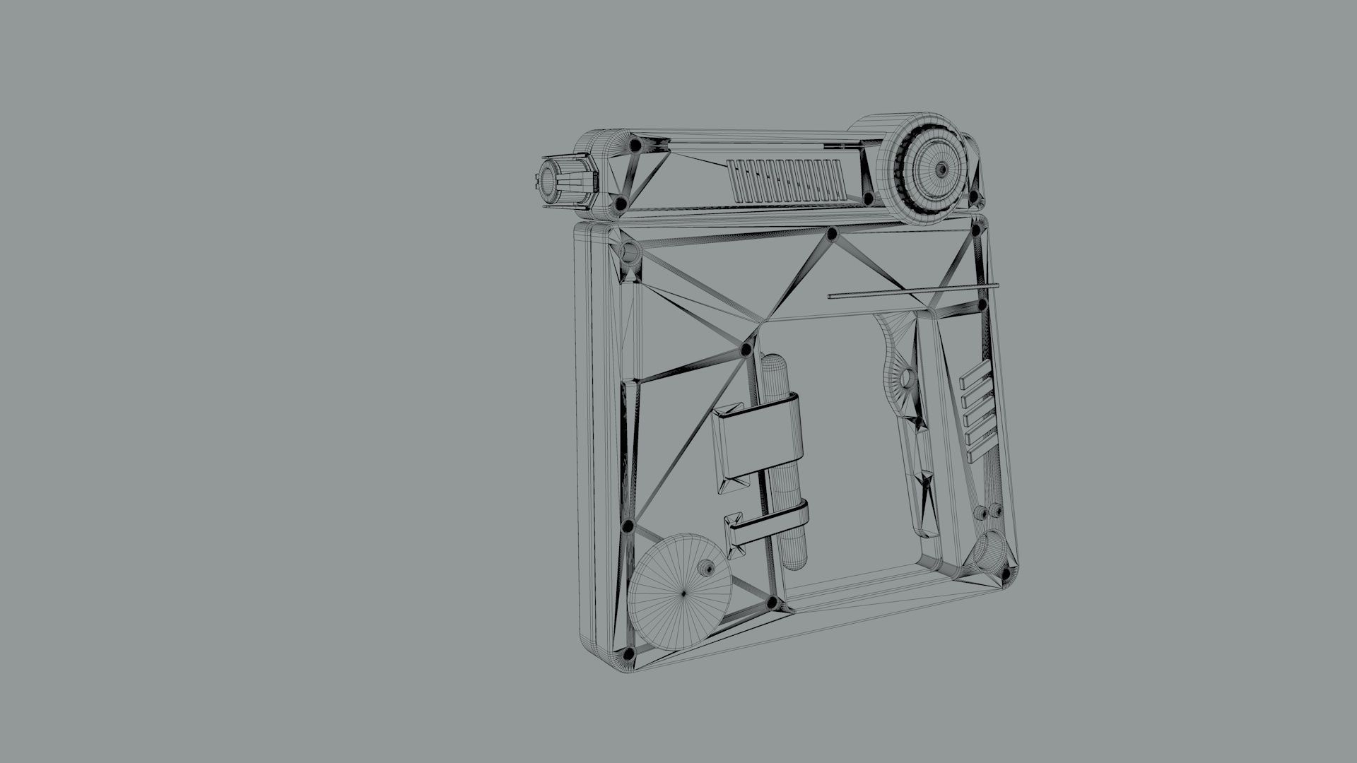 future gun 3D model_3