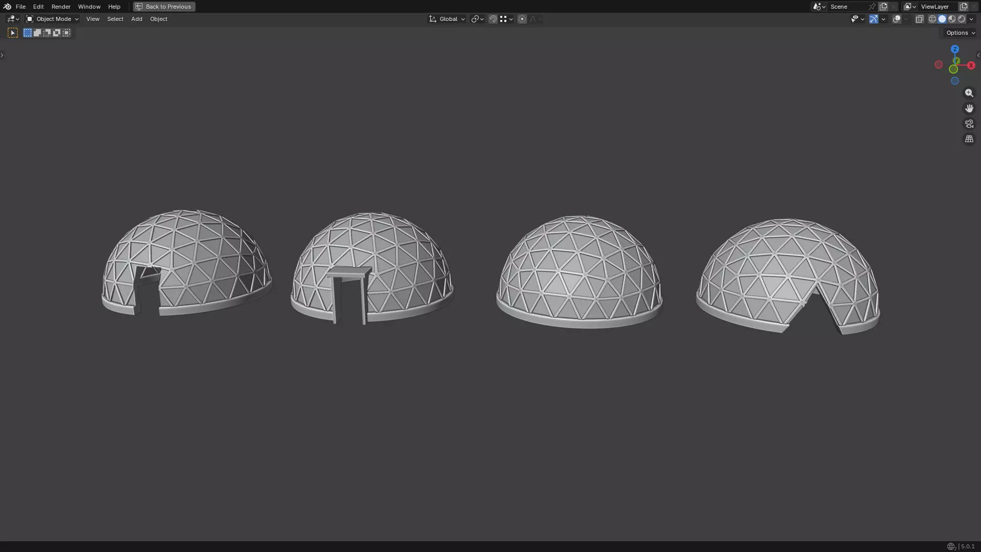 Geodesic Dome 3D print model