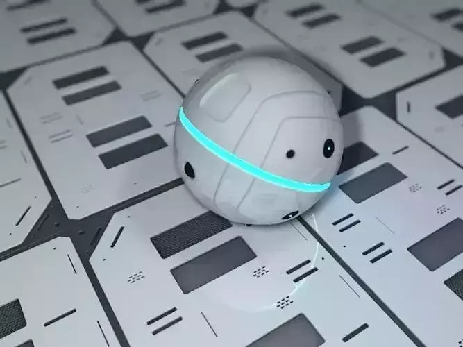 robotic sphere Free 3D model
