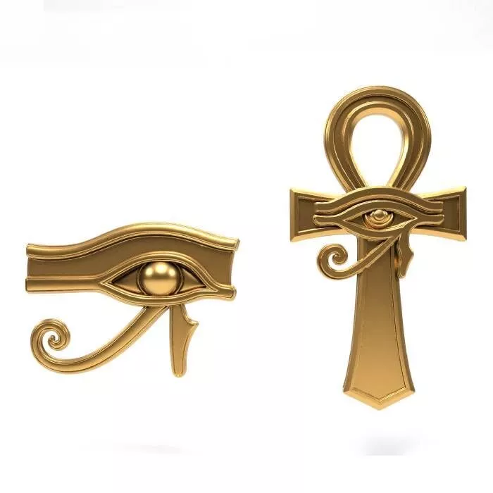 Egyptian symbols 3D print model