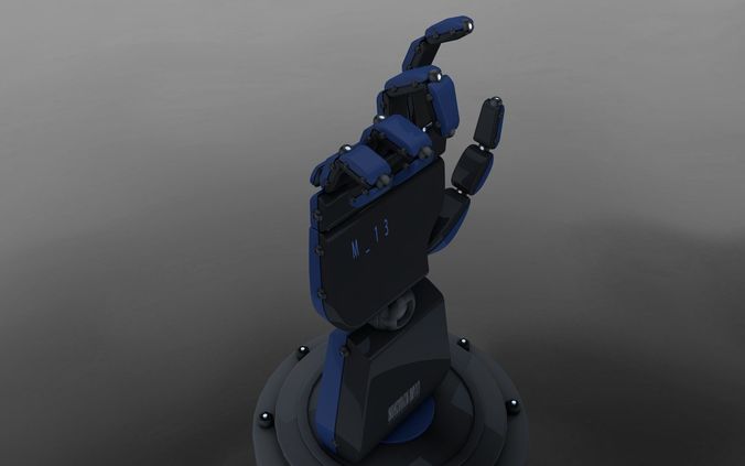 robot hand movment 3D model