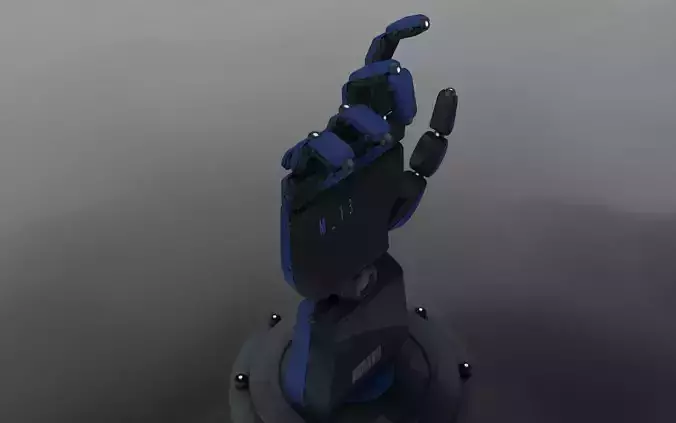 robot hand movment 3D model