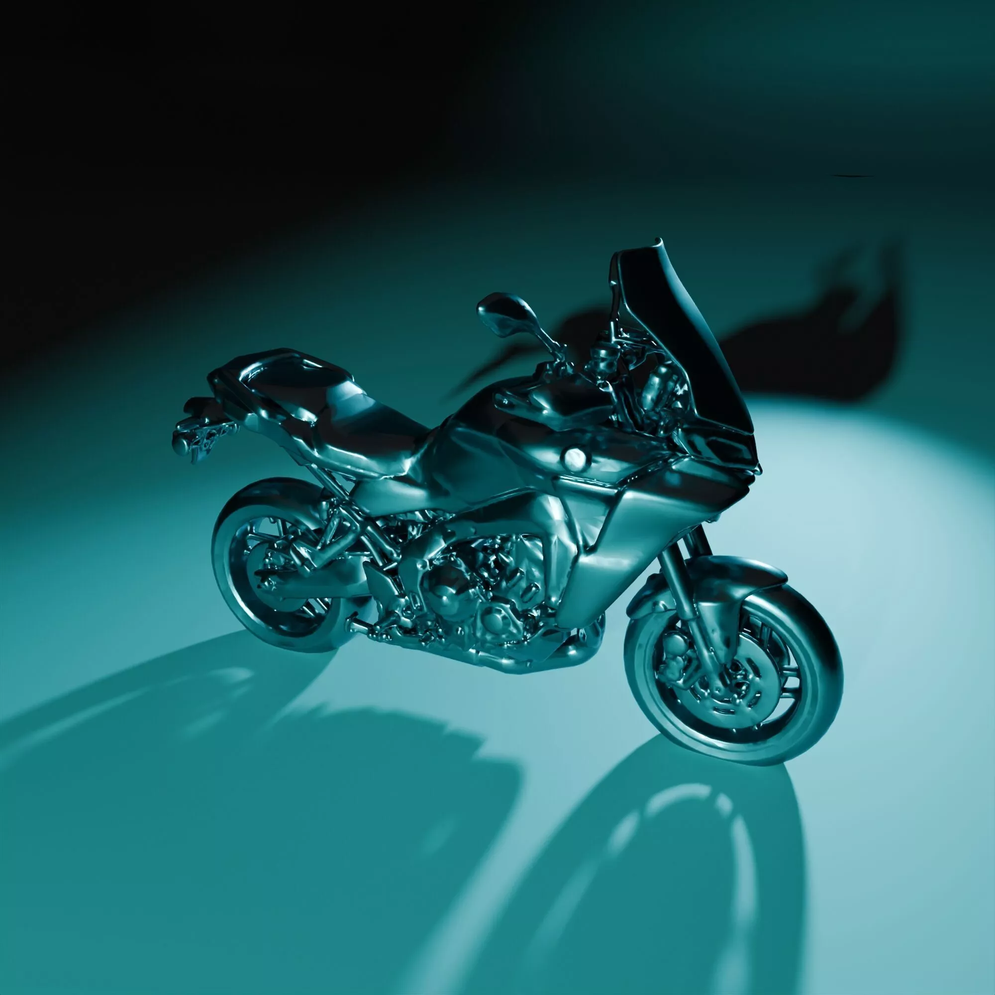 Yamaha Tracer 9 2021 3D Printable STL Model 3D print model