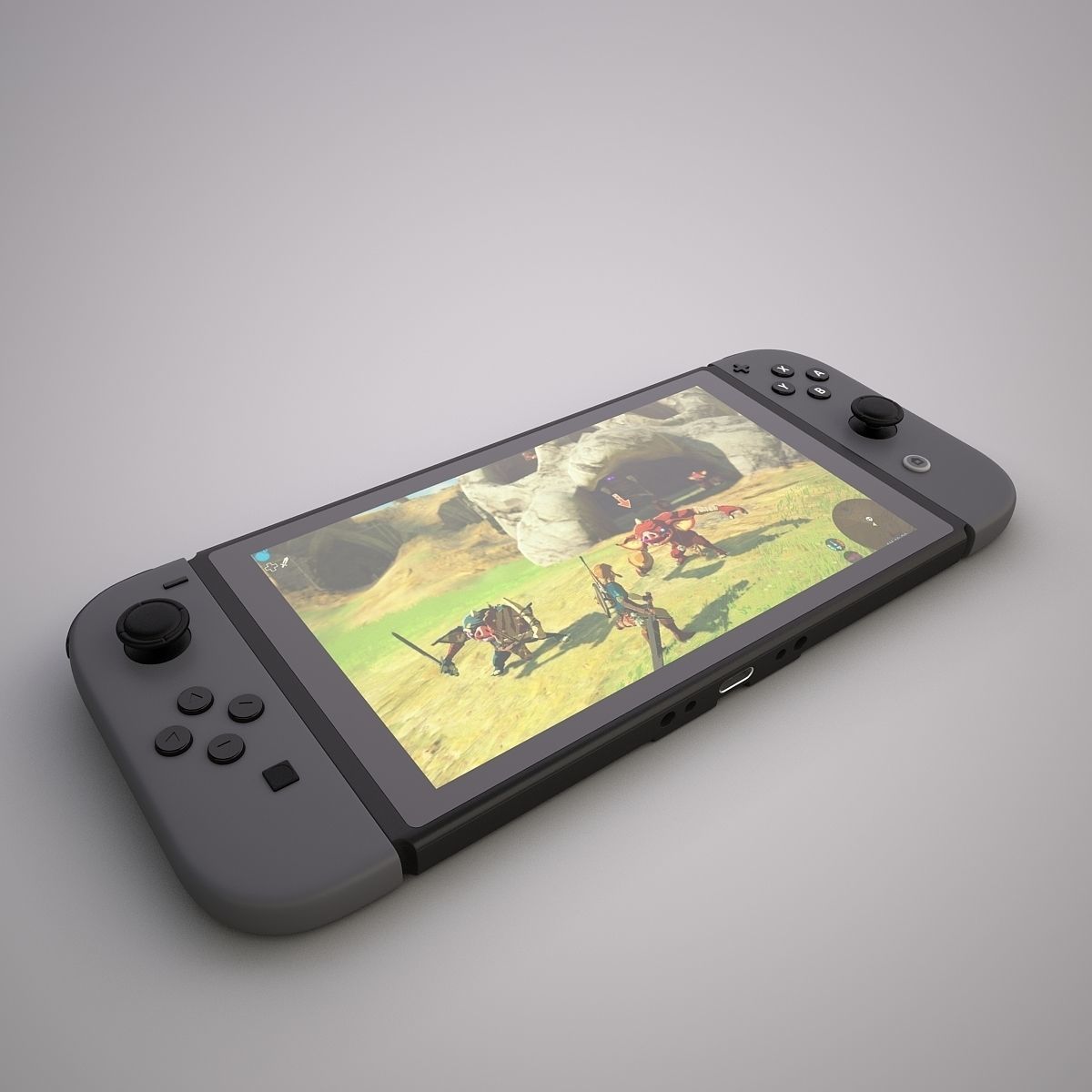 Nintendo Switch 3D model_8