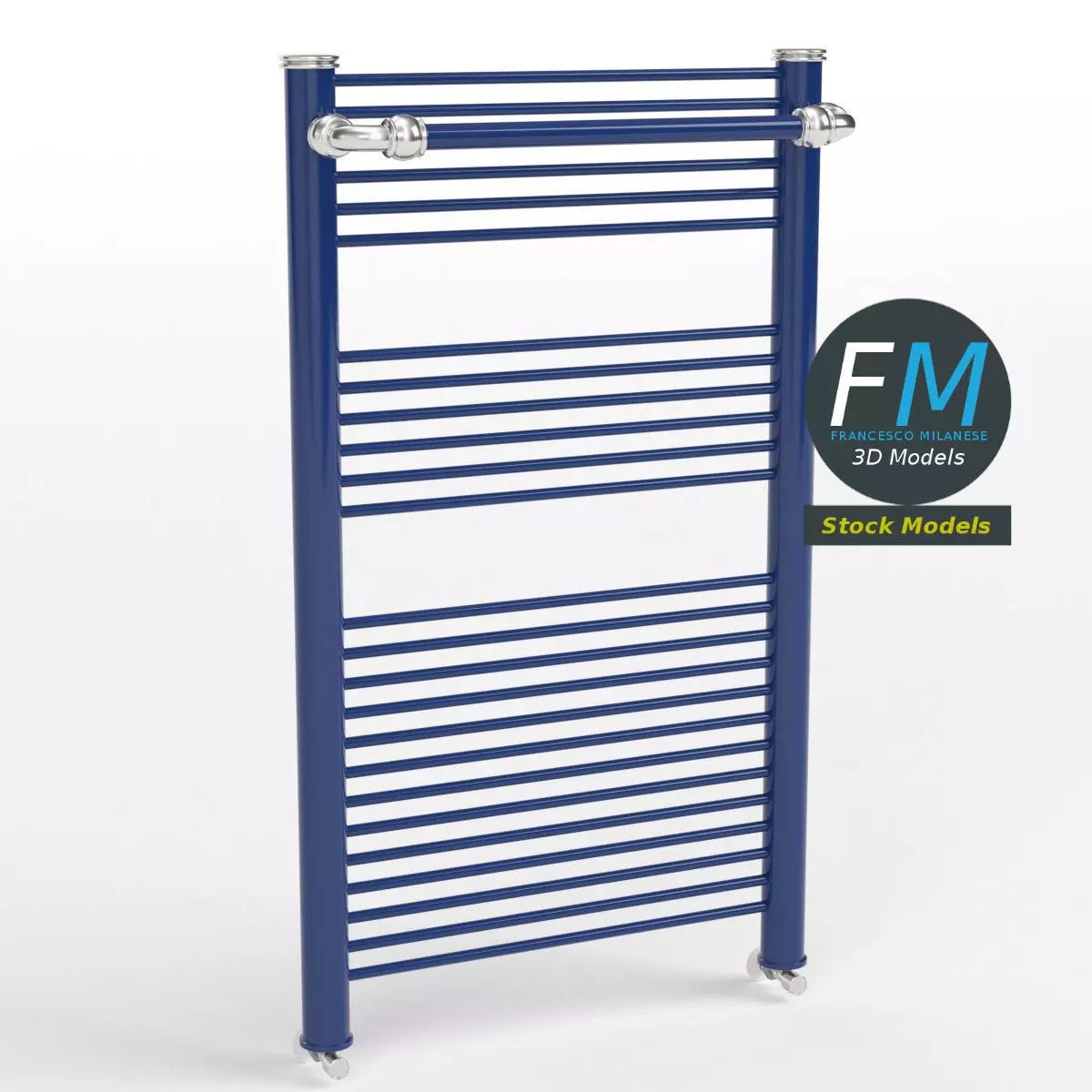 Towel radiator 4 3D model_0