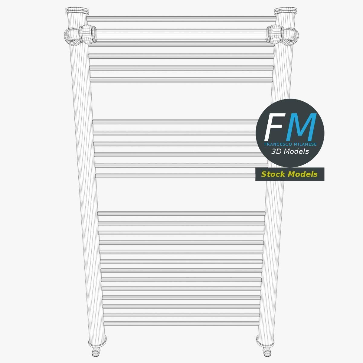 Towel radiator 4 3D model_7