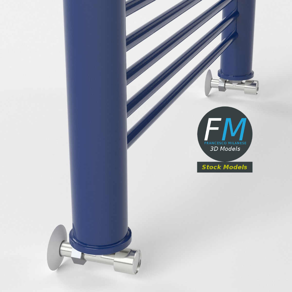 Towel radiator 4 3D model_5