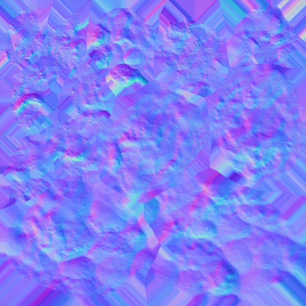 Stones rocks in software Low-poly 3D model_2