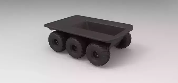Argo platform 6x6 3D model