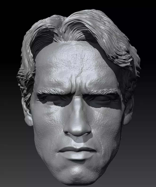 Terminator Arnold TECHNOIR head 3D print model