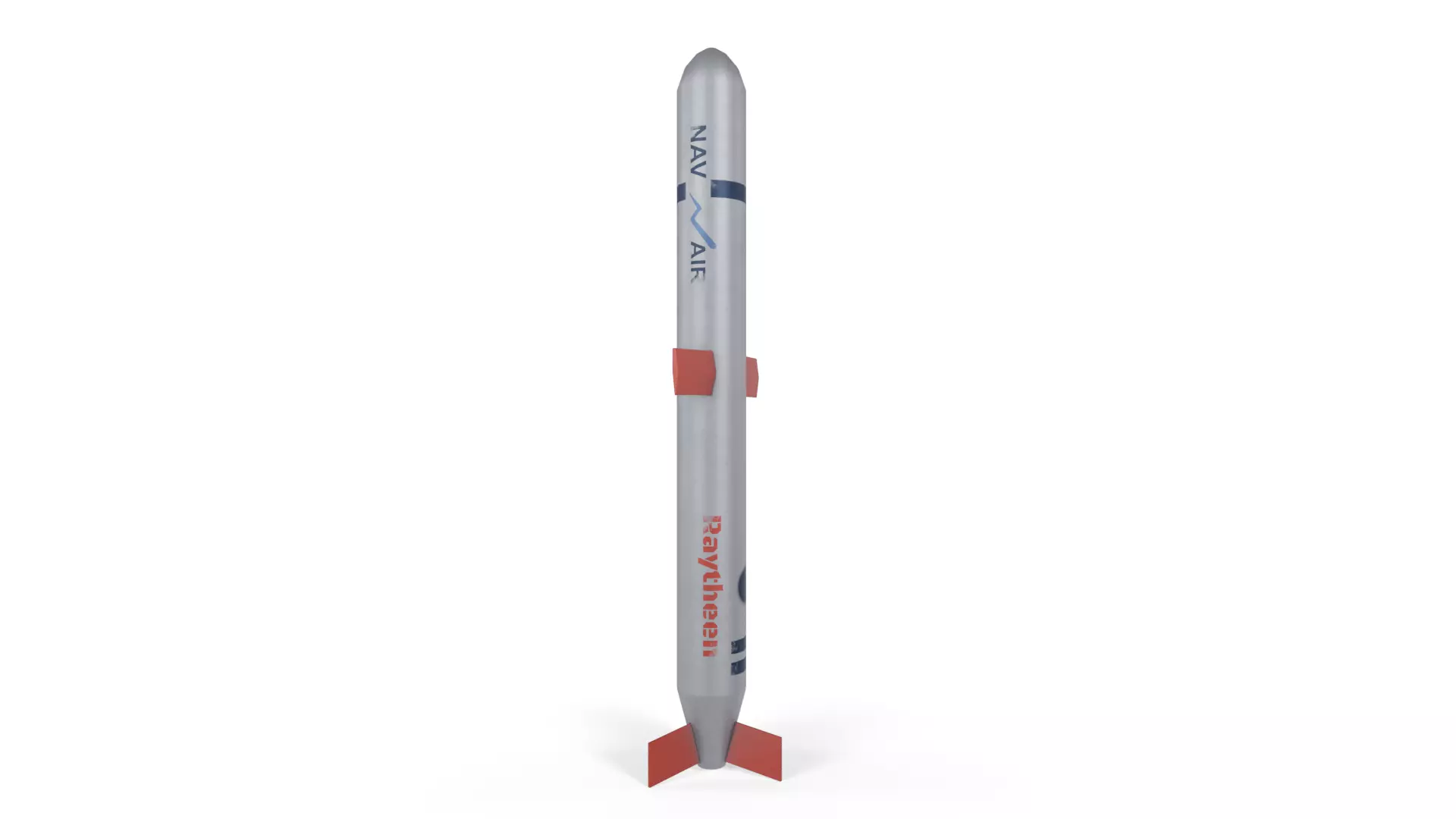 Tomahawk Cruise Missile Low-poly 3D model