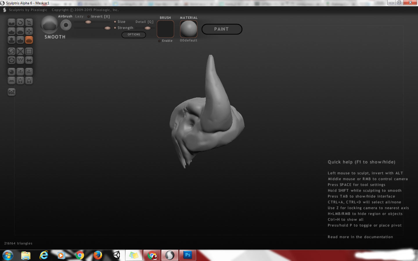 Demon Mask-Helmet 3D model_3