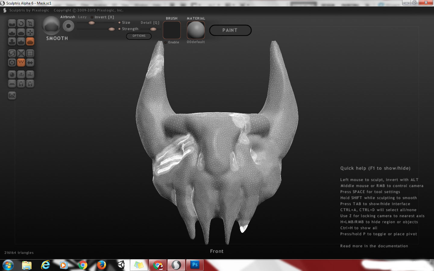 Demon Mask-Helmet 3D model_5