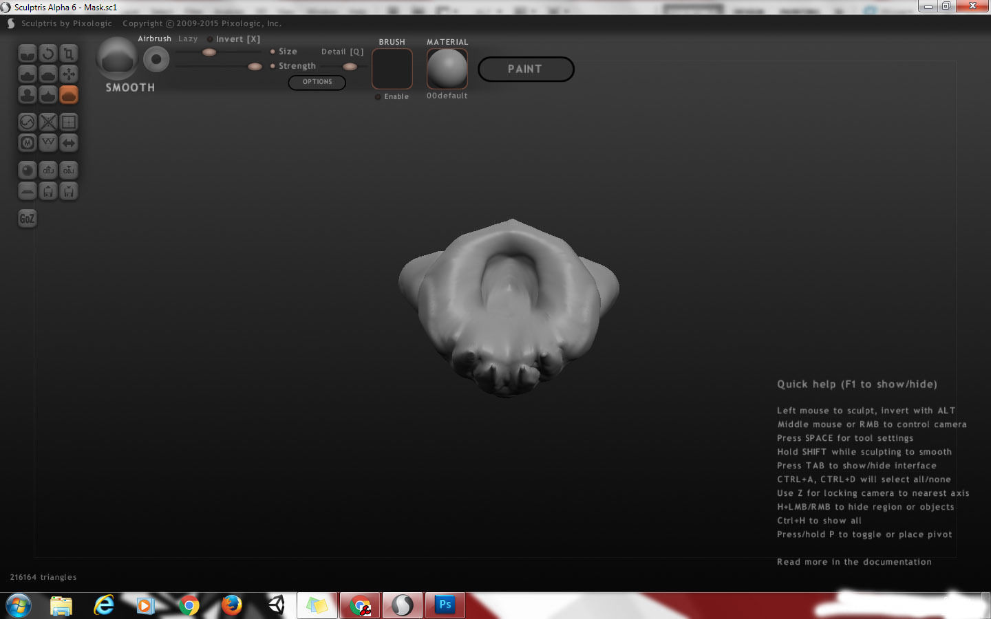 Demon Mask-Helmet 3D model_2