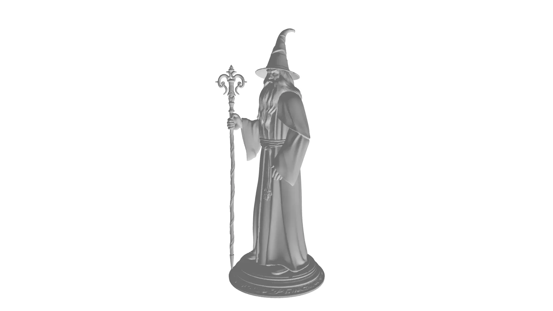 gandalf base plate Free 3D print model