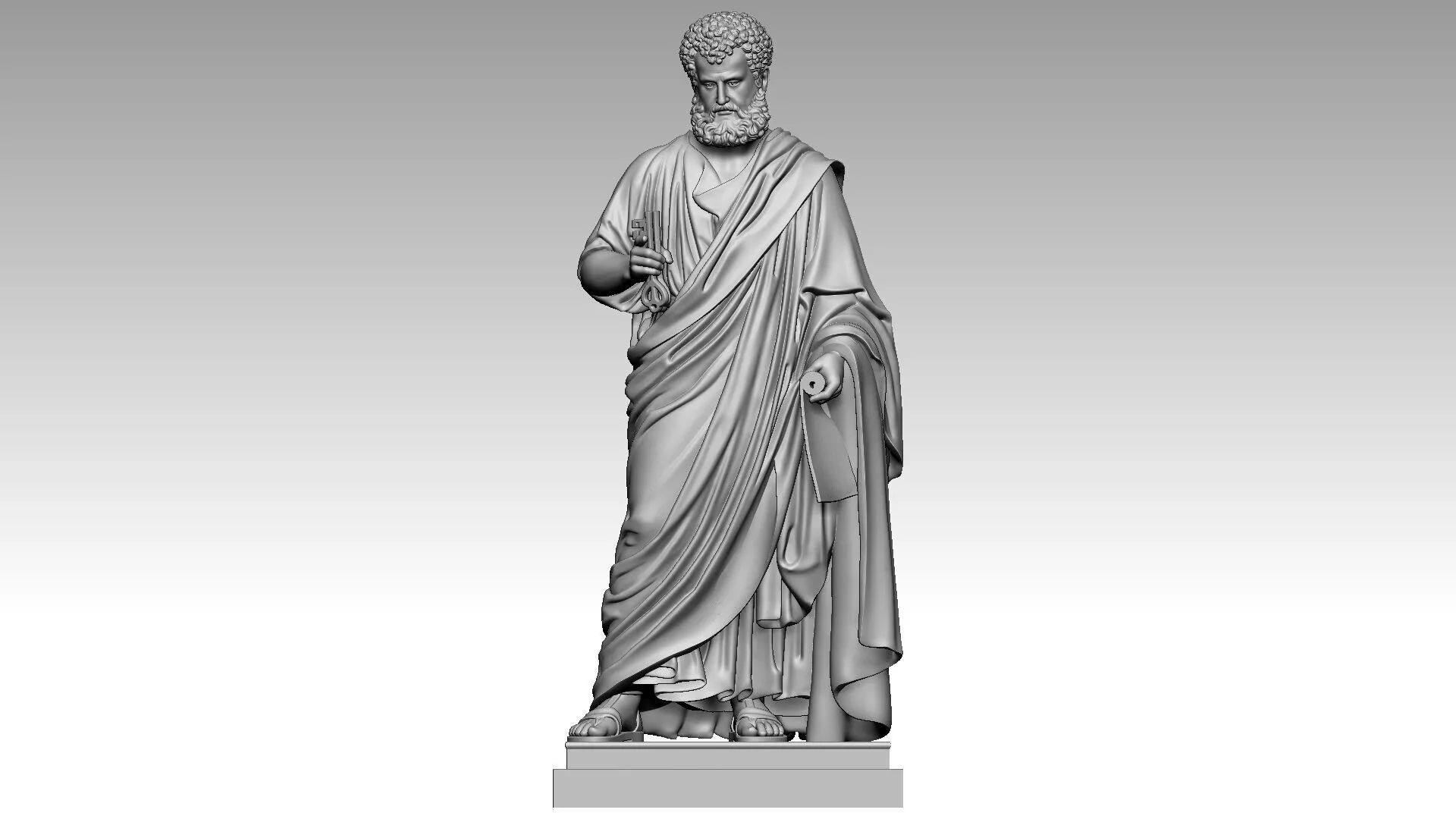 Saint Peter 3D print model