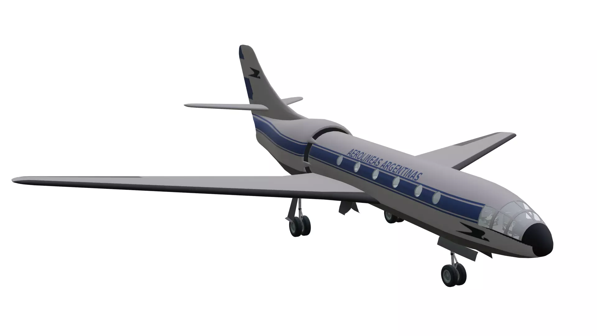 FMA IA 36 Condor Low-poly 3D model