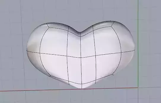 Heart floating in air