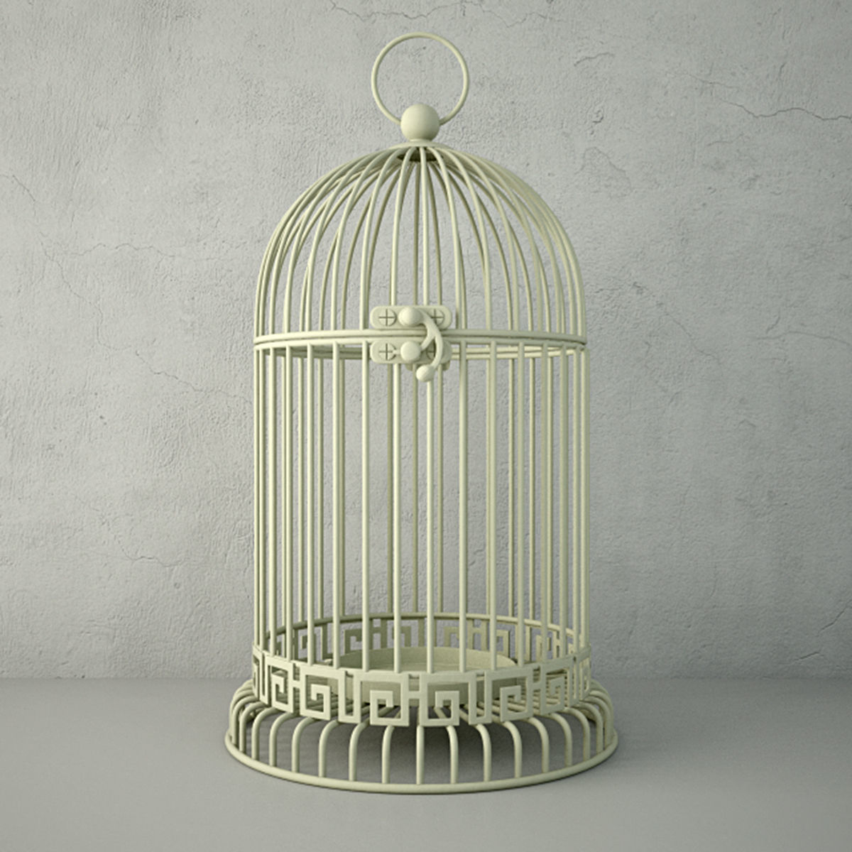 Cage Candle Holders 3D model_4
