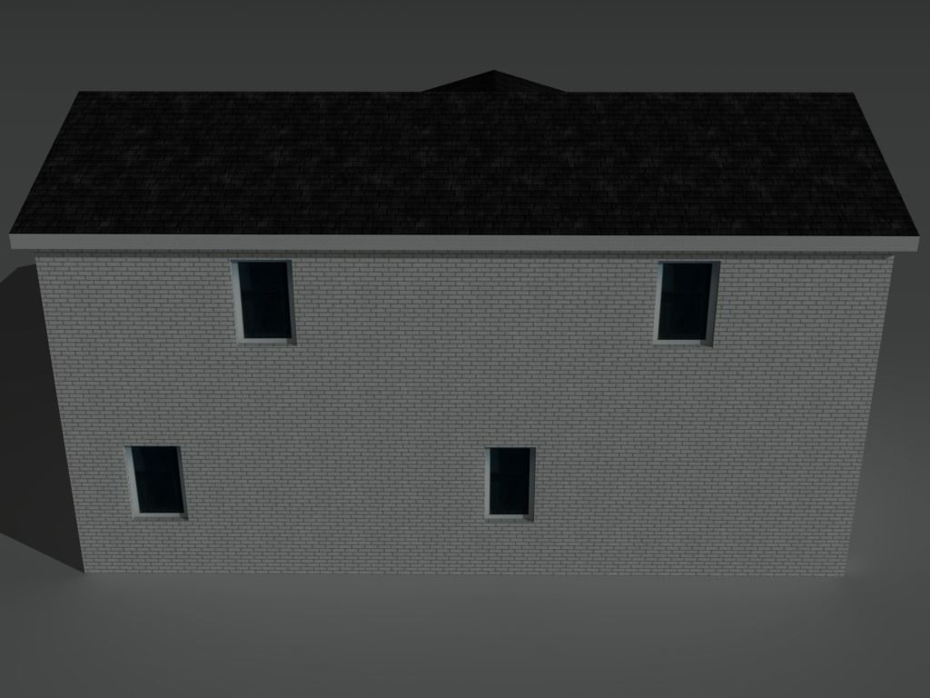House 10 Low-poly 3D model_5