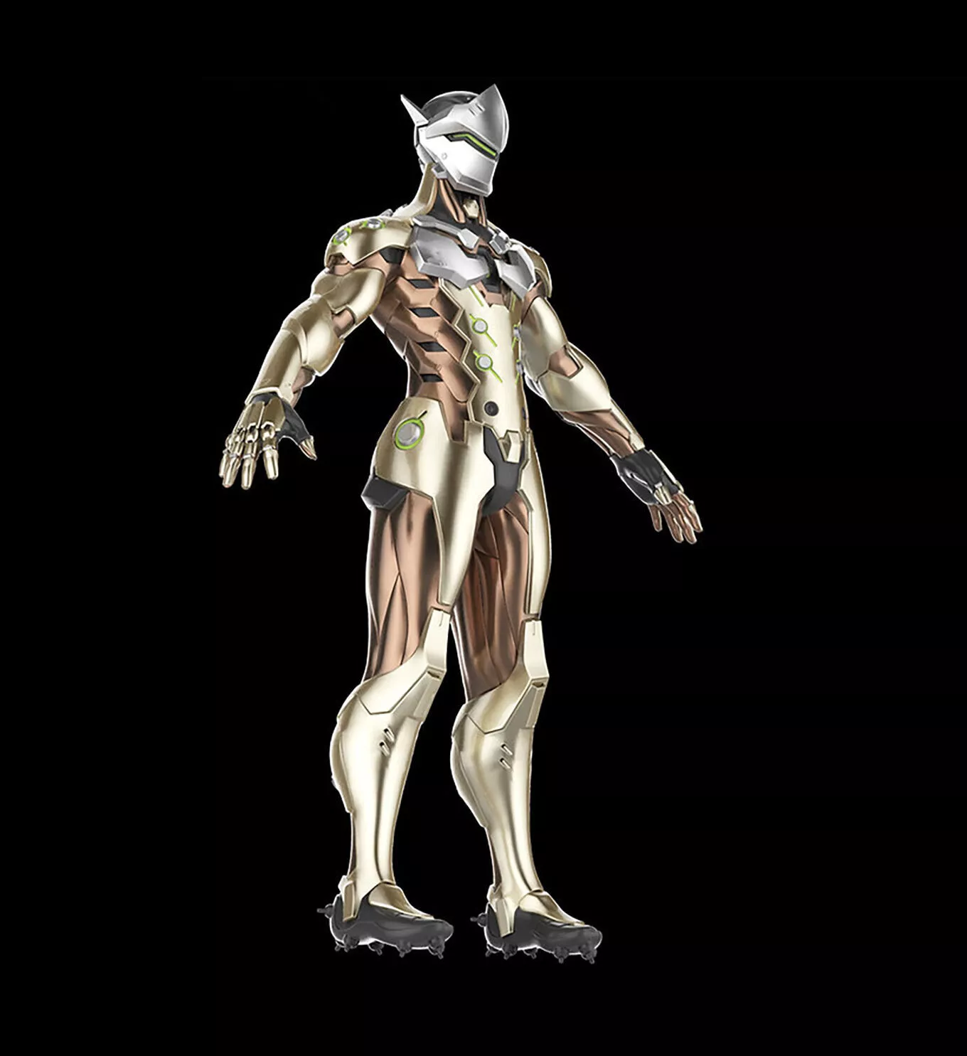 Genji Overwatch Full Body Armor Suit STL 3D Print Files 3D print model