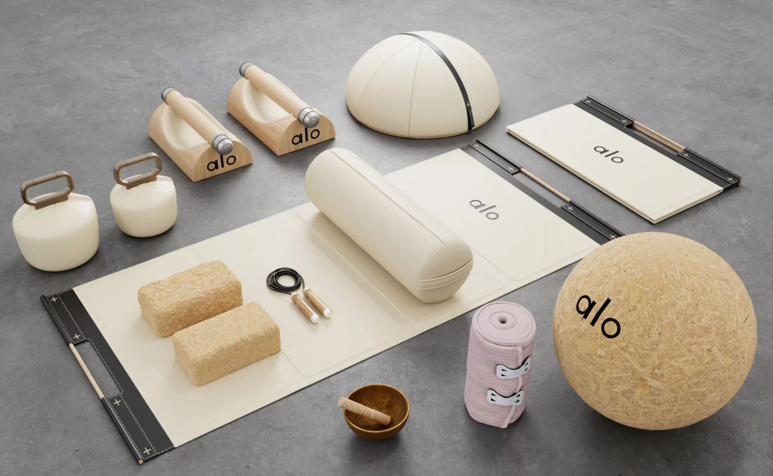 Yoga Exercise Supplies 3D model