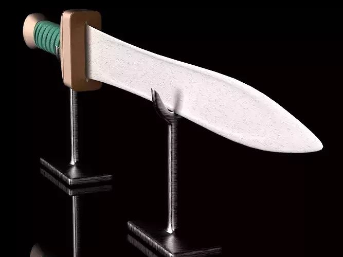 Roman Gladius Sword Low Poly Game Ready Weapon FBX OBJ MAX